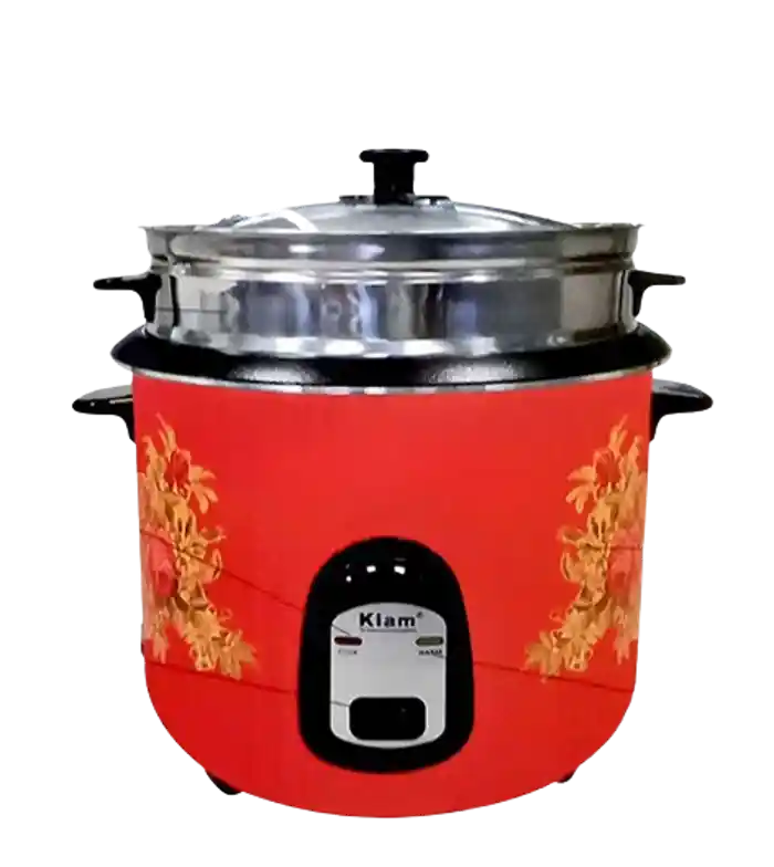 Kiam 2.8 Liter Stainless Steel + Non-Stick Double Pot Rice Cooker SFB-5704